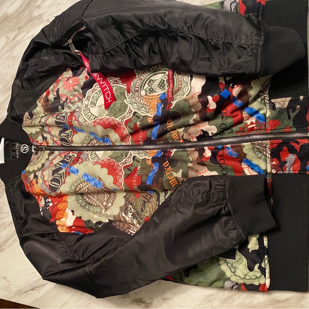 Switch brand bomber jacket
